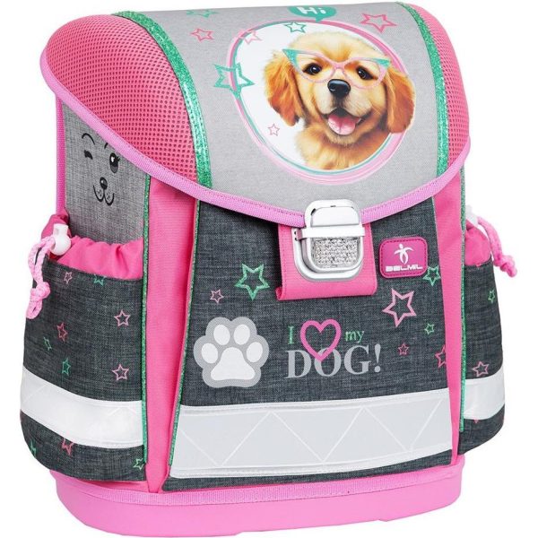 Torba školska Belmil classy I love my dog, 403-13/AG/47