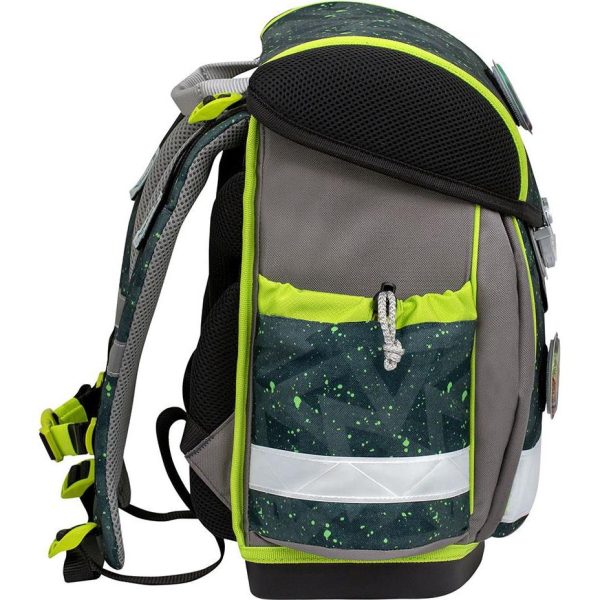 Torba školska Belmil classy with patches green Splash, 403-13/AG/PC-4 - Slika 3