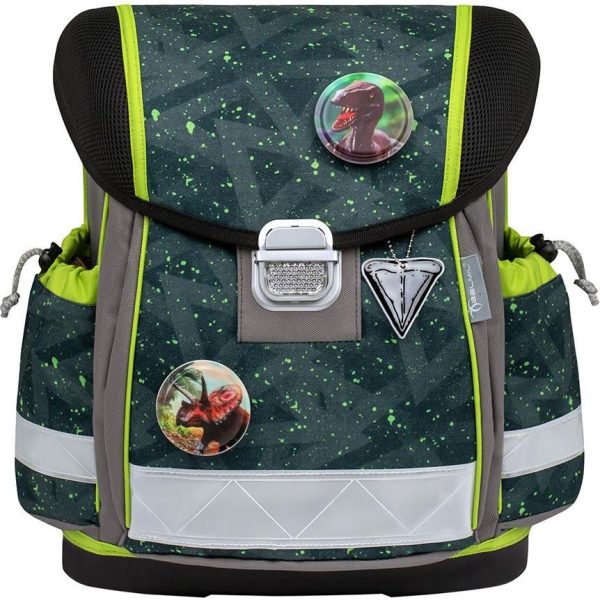 Torba školska Belmil classy with patches green Splash, 403-13/AG/PC-4 - Slika 4