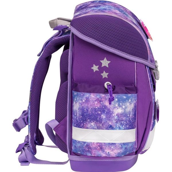 Torba školska Belmil classy with patches violet Universe, 403-13/AG/PC-2 - Slika 2
