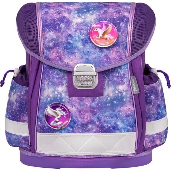 Torba školska Belmil classy with patches violet Universe, 403-13/AG/PC-2 - Slika 3