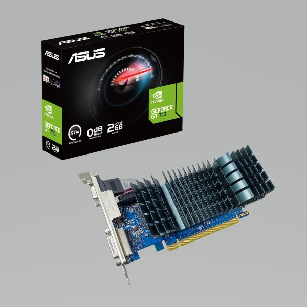 Asus GeForce GT710 2GB DDR3/64-bit EVO, D-Sub/DVI-D/HDMI, GT710-SL-2GD3-BRK-EVO