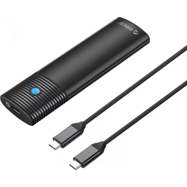 Orico vanjsko kućište dual protocol NVMe/NGFF(SATA) M.2 SSD (10Gbps), tool free, USB-C, aluminij+ABS, crno ORICO-PWDM2-G2-BK-EP - Slika 3