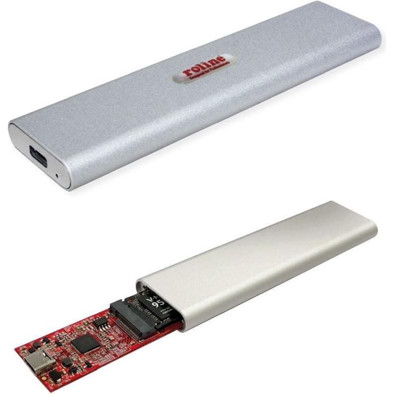 Roline vanjsko kućište za M.2 NVMe SSD, USB3.2 Gen2 (USB-C), 16.01.4146 - Slika 3