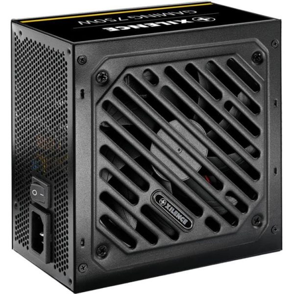 Xilence 750W Gaming, ATX 2.52v 80+ GOLD, aktivan PFC, 3×PCIe, 6×SATA, 20+4 pina, 120mm ventilator, crno, XN330