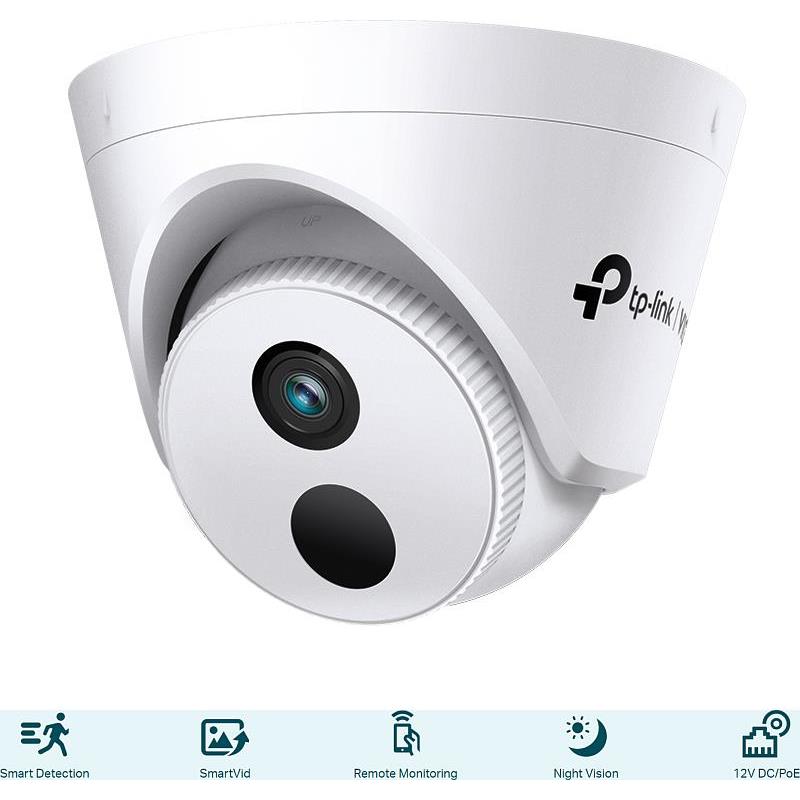 TP-Link vanjska IP Turret Ultra HD kamera, H.265 video, 3MP, 1296p, 2.8mm leća, RJ45, Night Vision, detekcija pokreta, vodootporna IP67, VIGI app, VIGI C400HP-2.8 - Slika 3