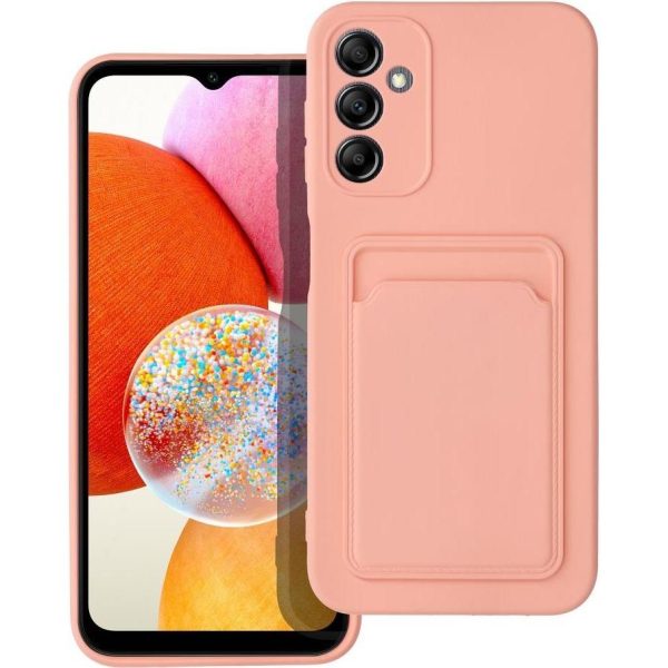 Maskica CARD Case for SAMSUNG A14 5G / A14 4G pink