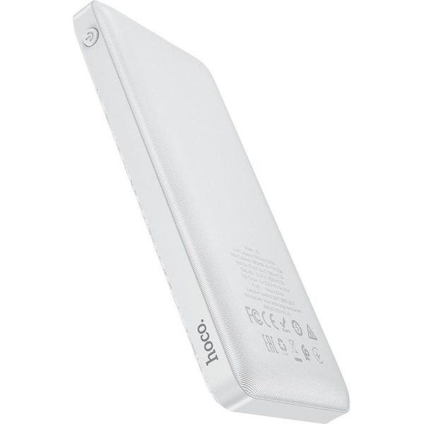 HOCO POWER BANK 10 000mAh 2A 2xUSB + Type C J72 white - Slika 3