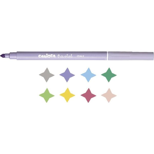 Flomasteri Carioca pastelni PVC 8/1 43032 - Slika 2