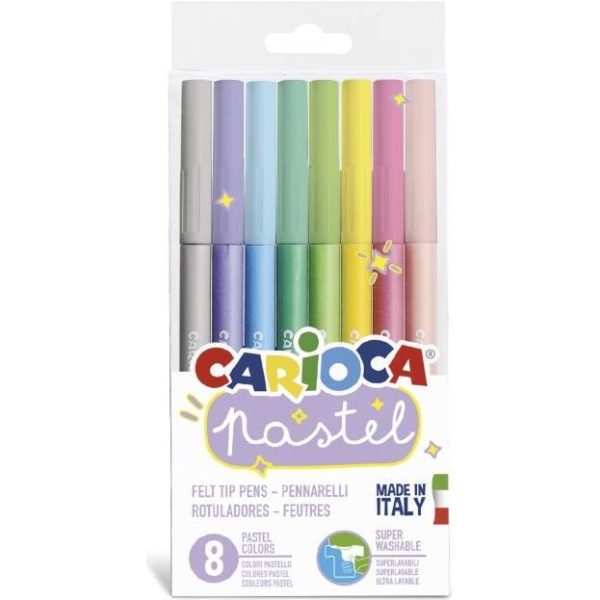 Flomasteri Carioca pastelni PVC 8/1 43032