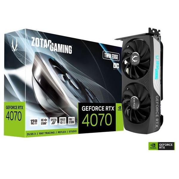 VGA ZOT GF RTX4070 TWIN EDGE OC 12GB GDDR6X, ZT-D40700H-10M - Slika 3