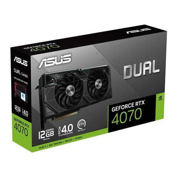 ASUS Dual GeForce RTX 4070 12GB GDDR6X, DUAL-RTX4070-12G