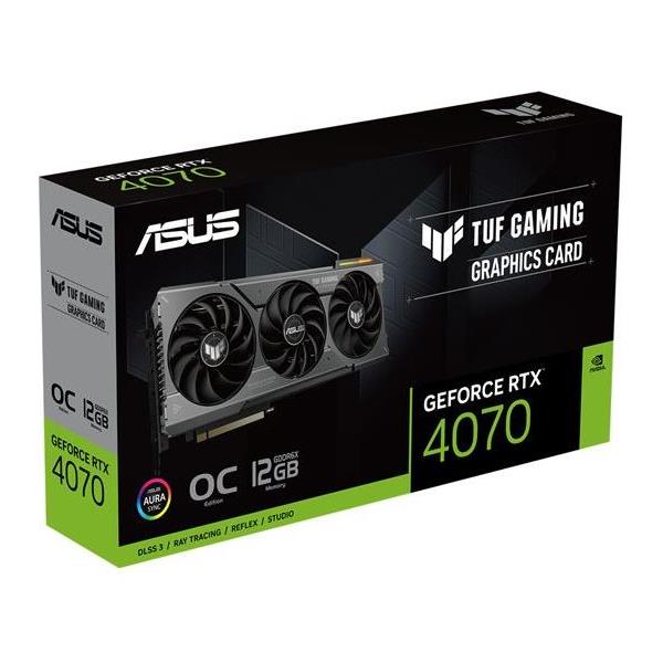 ASUS TUF Gaming GeForce RTX 4070, TUF-RTX4070-O12G-GAMING