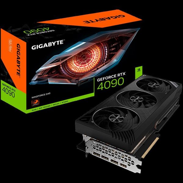 GIGABYTE Video Card NVIDIA GeForce RTX 4090 WINDFORCE 3X 24G GDDR6X 24GB/384bit, PCI-E 4.0 x16, 1xHDMI, 3xDP, 1x16pin power, Retail, GV-N4090WF3-24GD - Slika 2