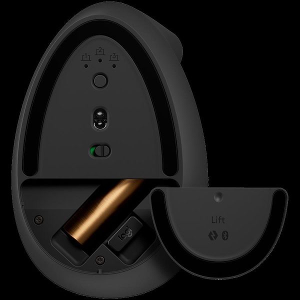 LOGITECH Lift Bluetooth Vertical Ergonomic Mouse - GRAPHITE/BLACK, 910-006473 - Slika 2