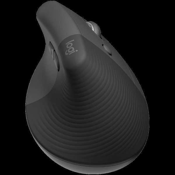 LOGITECH Lift Bluetooth Vertical Ergonomic Mouse - GRAPHITE/BLACK, 910-006473 - Slika 3
