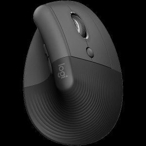 LOGITECH Lift Bluetooth Vertical Ergonomic Mouse - GRAPHITE/BLACK, 910-006473