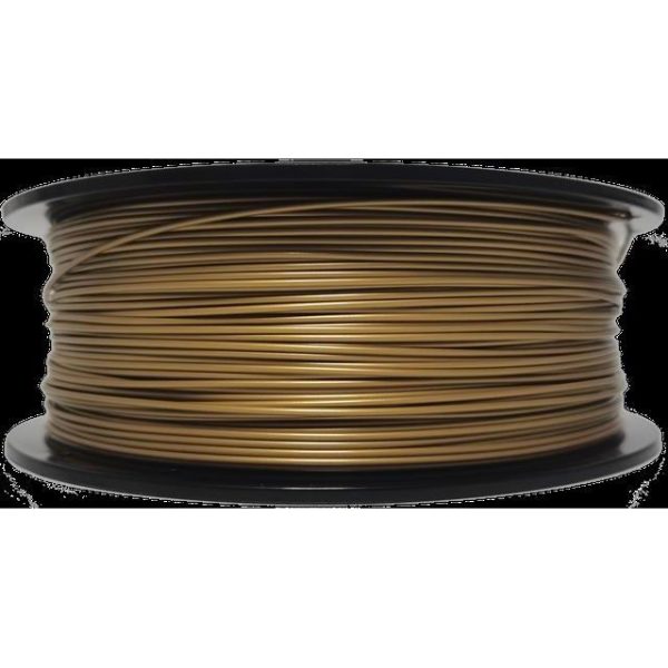 Filament for 3D, PLA, 1.75 mm, 1 kg, gold