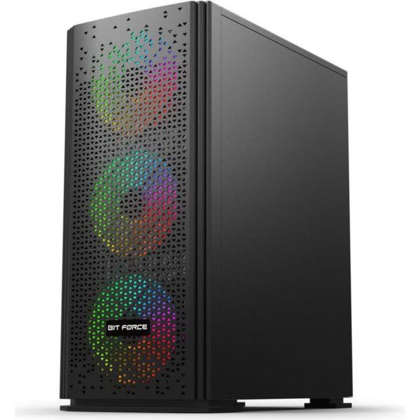 Bit Force ORION CF-4 Midi Tower RGB Gaming PC ATX kućište bez napajanja, crno, 2911121 - Slika 5