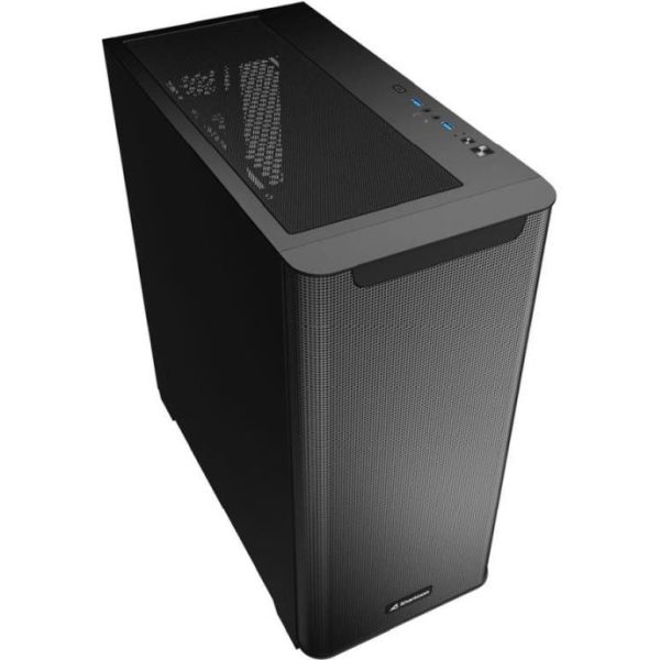 Sharkoon M30 Midi-Tower ATX kućište, bez napajanja, prednji/stražnji ventilator 2×120mm crno, 4044951037933 - Slika 3