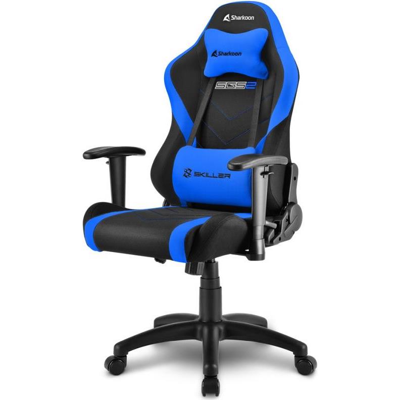 Sharkoon Skiller SGS2 Junior, igraća stolica, crna-plavo, 4044951032310