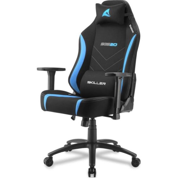 Sharkoon Skiller SGS20, igraća stolica, crna-plavo, 4044951035021 - Slika 2