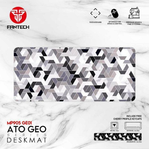PODLOŽAK ZA MIŠ FANTECH 900x400x4mm ATO GEO MP905 GE01 RHOMBUS BWG