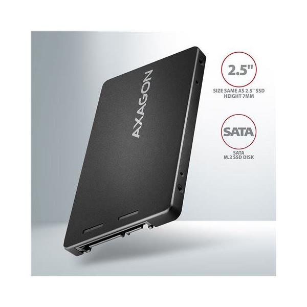 AXAGON RSS-M2B SATA M.2 BOX 2.5"