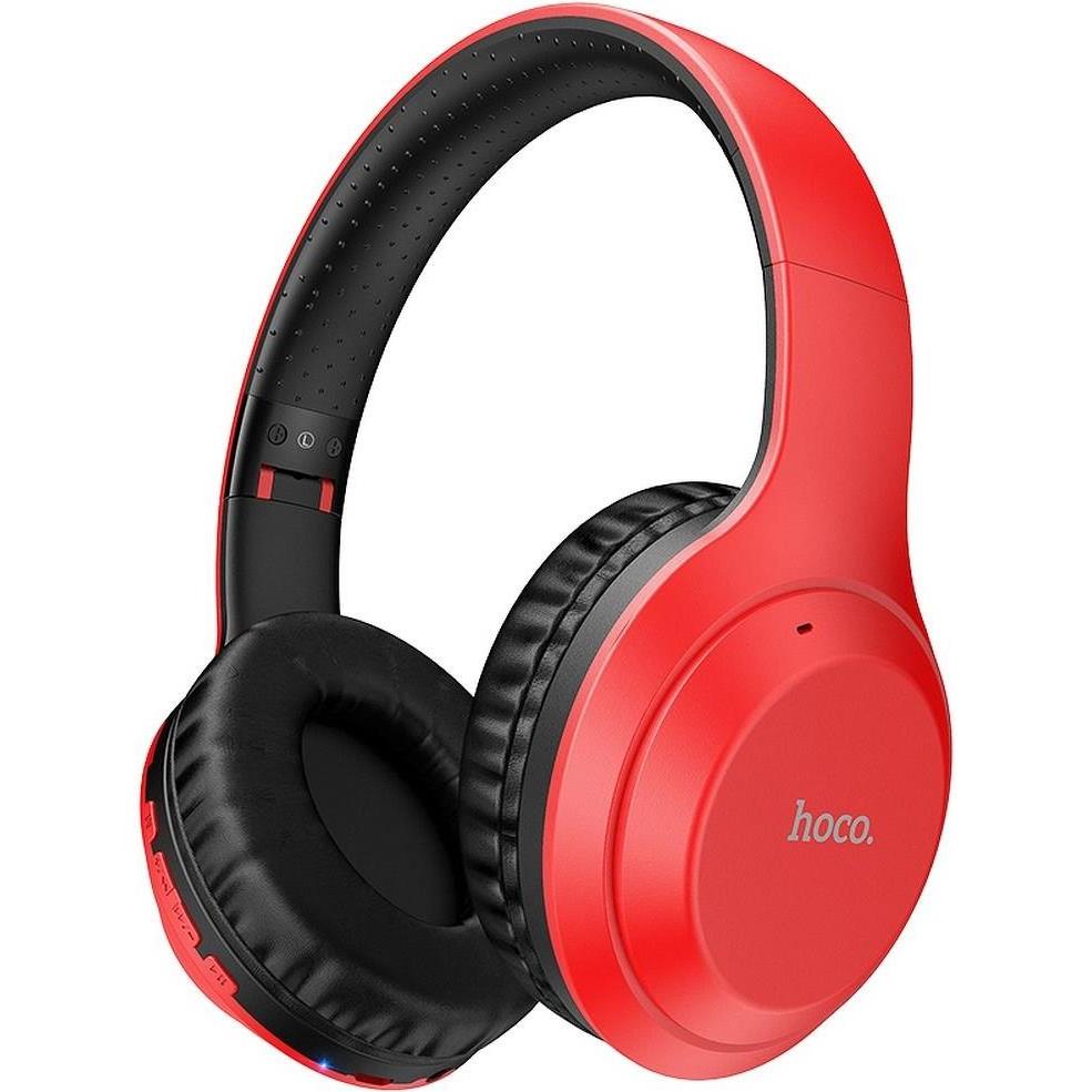 Slušalice HOCO headphones bluetooth FUN move W30 red, 238204