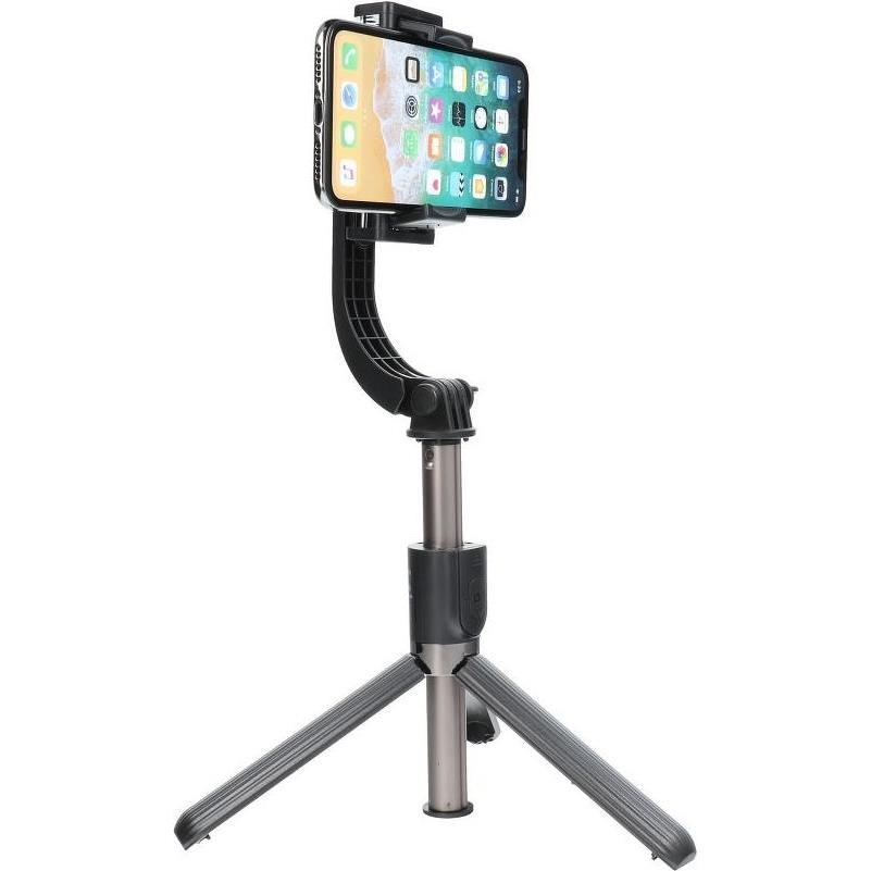 Kombinirani selfie štap sa stativom i daljinskim upravljačem bluetooth GIMBAL STABILIZER crni SSTR-L08, 238211
