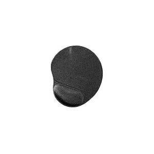 Gembird Gel mouse pad with wrist support, black, MP-GEL-BK