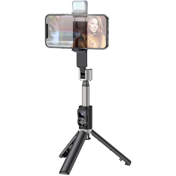 HOCO Broadcast držač - K16 + lampa crna, 4725