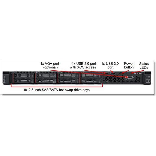SRV LN SR630 Intel Xeon 4210R 32GB, 7X02A0HUEA