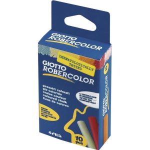 Kreda školska okrugla besprašna fi-10mm 10boja pk10 Giotto Fila 5369 blister 8000825536908