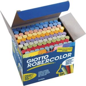 Kreda školska okrugla besprašna fi-10mm 10boja pk100 Giotto Fila 5390 8000825967559