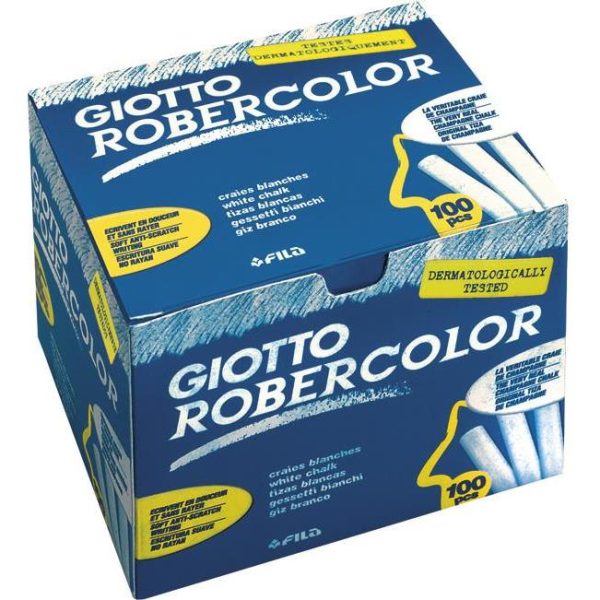 Kreda školska okrugla besprašna fi-10mm pk100 Giotto Fila 5388 bijela 8000825538407
