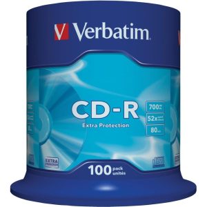 CD-R Verbatim #43411 700MB 52x sp100 Extra Protection, 43411