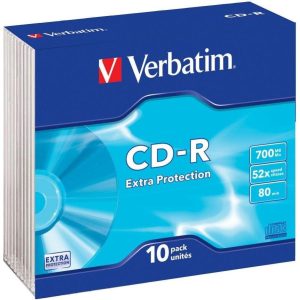 CD-R Verbatim #43415 700MB 52x sc10 Extra Protection, 43415