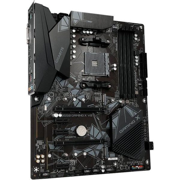 GIGABYTE Main Board Desktop AMD B550, AM4, 4 x DDR4, DVI-D/HDMI, 2xPCIE x16 , 3xPCIE x1, ALC887 , 2x M.2 , 4 x SATA, ATX - Slika 2