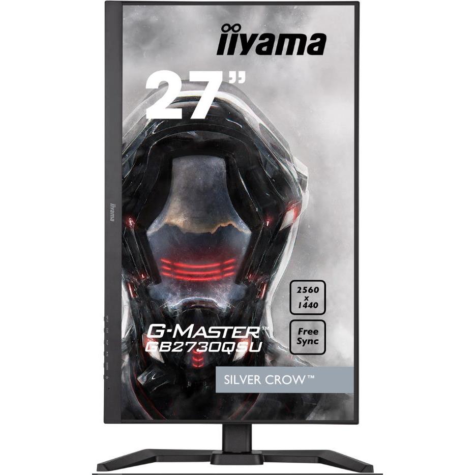 IIYAMA Monitor LED GB2730QSU-B5 27" TN 2560 x 1440 @75Hz 350 cd/m2 1000:1 1ms DVI HDMI DP USB Hub Full Ergonomic - Slika 2