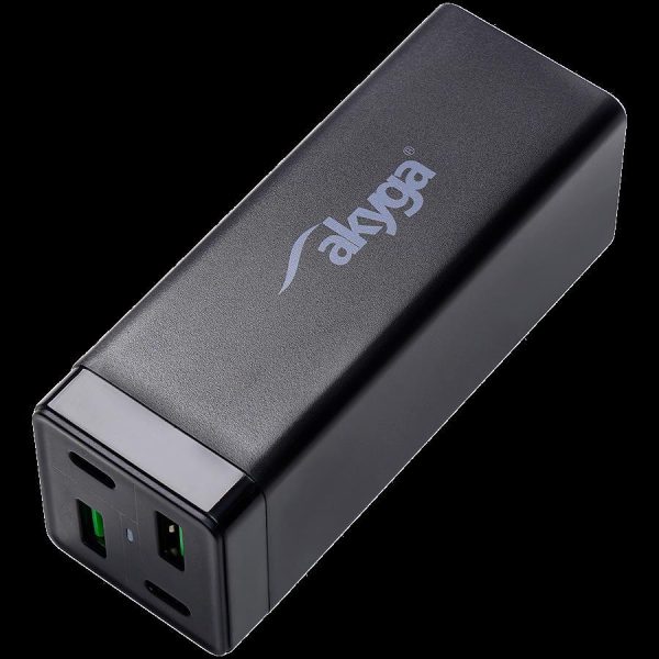 Punjač USB AK-CH-17 Charge Brick 2x USB-A + 2x USB-C PD 5-20 V / max 3.25A 65W Quick Charge 4+ - Slika 2