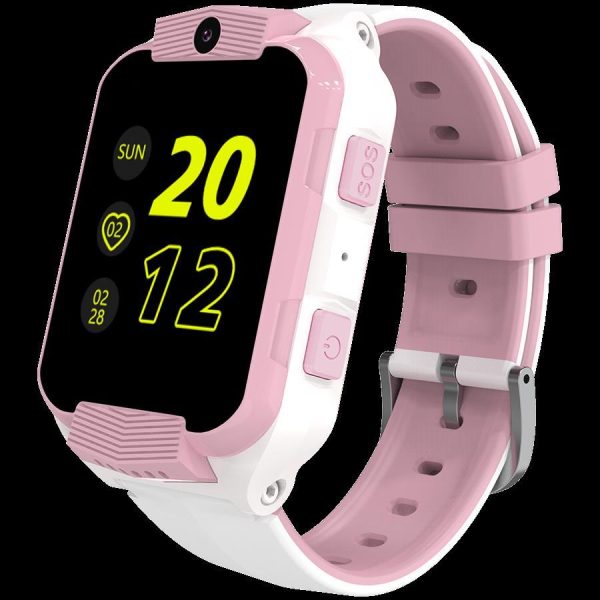 CANYON Cindy KW-41, 1.69''IPS colorful screen 240*280, ASR3603C, Nano SIM card, 192+128MB, GSM(B3/B8), LTE(B1.2.3.5.7.8.20) 680mAh battery, built in TF card: 512MB, White Pink, host: 53.3*42.3*14.5mm - Slika 2