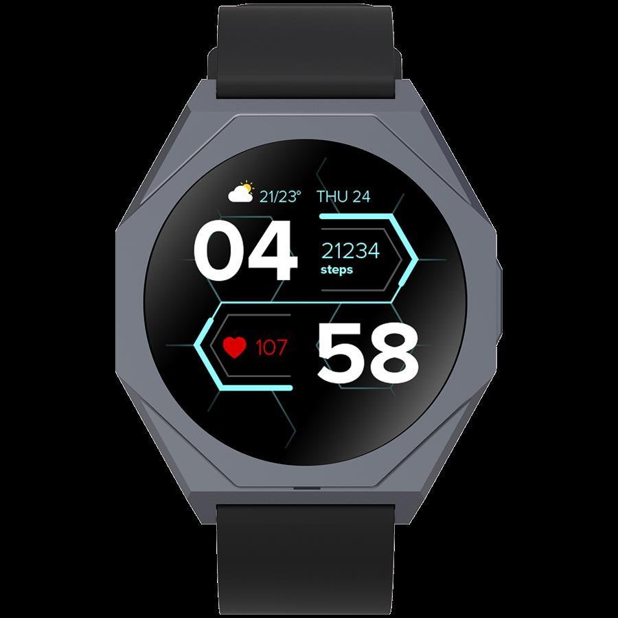 CANYON Otto SW-86, Smart watch Realtek 8762DK LCD 1.3'' LTPS 360X360px, TP G+F 1+gesture 192KB Li-ion polymer battery 3.7v 280mAh,Gun aluminum alloy case middle frame+plastic bottom case+black silicon - Slika 7