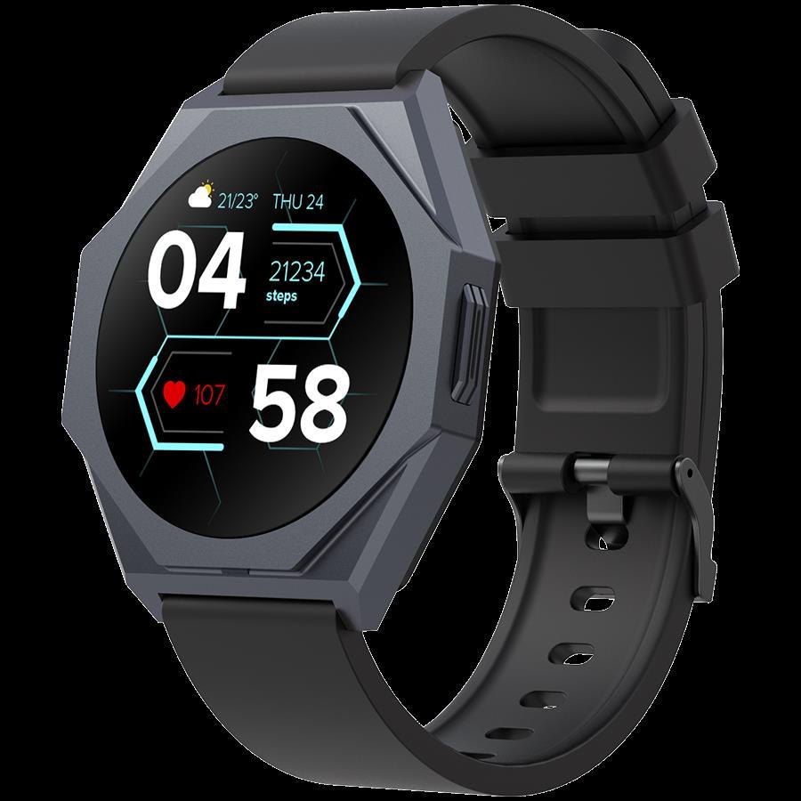 CANYON Otto SW-86, Smart watch Realtek 8762DK LCD 1.3'' LTPS 360X360px, TP G+F 1+gesture 192KB Li-ion polymer battery 3.7v 280mAh,Gun aluminum alloy case middle frame+plastic bottom case+black silicon - Slika 8
