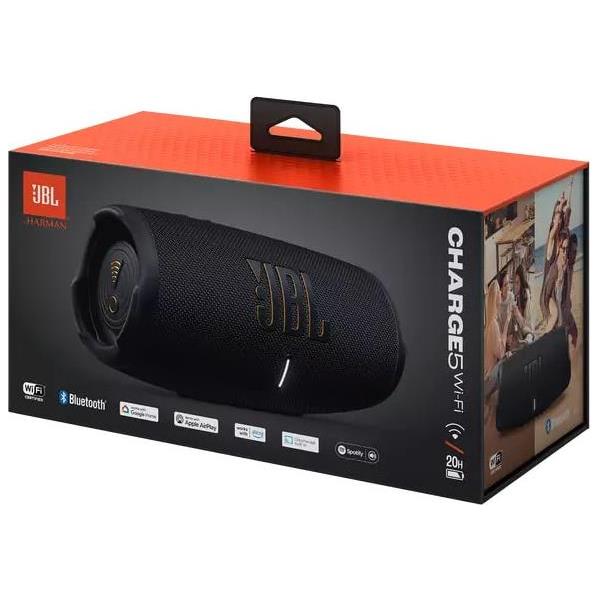 JBL Charge 5 Wi-Fi prijenosni zvučnik, vodootporan IP67, crni, JBLCHARGE5WIFIBLK - Slika 2