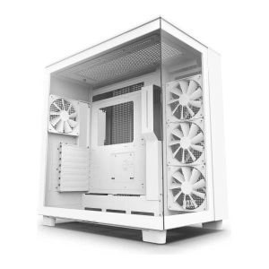 NZXT H9 Flow, bijelo bez napajanja, ATX, CM-H91FW-01