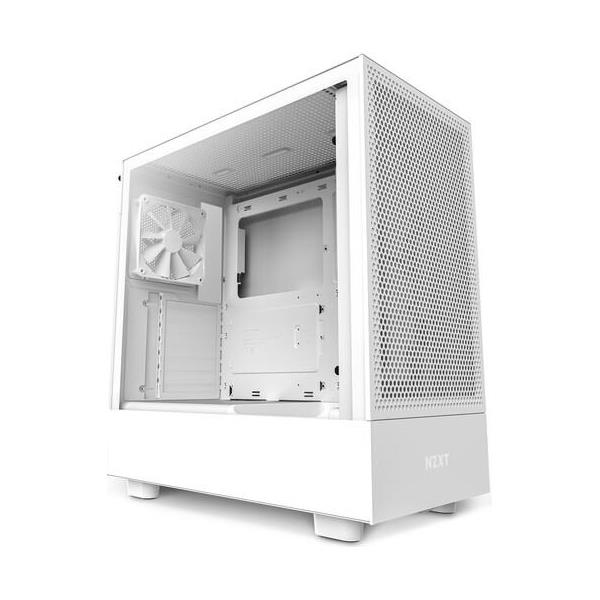 NZXT H5 Flow, bijelo bez napajanja, ATX, CC-H51FW-01