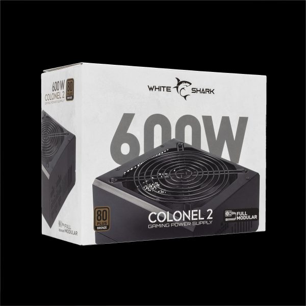 White Shark GPSU-B600S COLONEL-2 600W 80+ BRONZE Full Modular