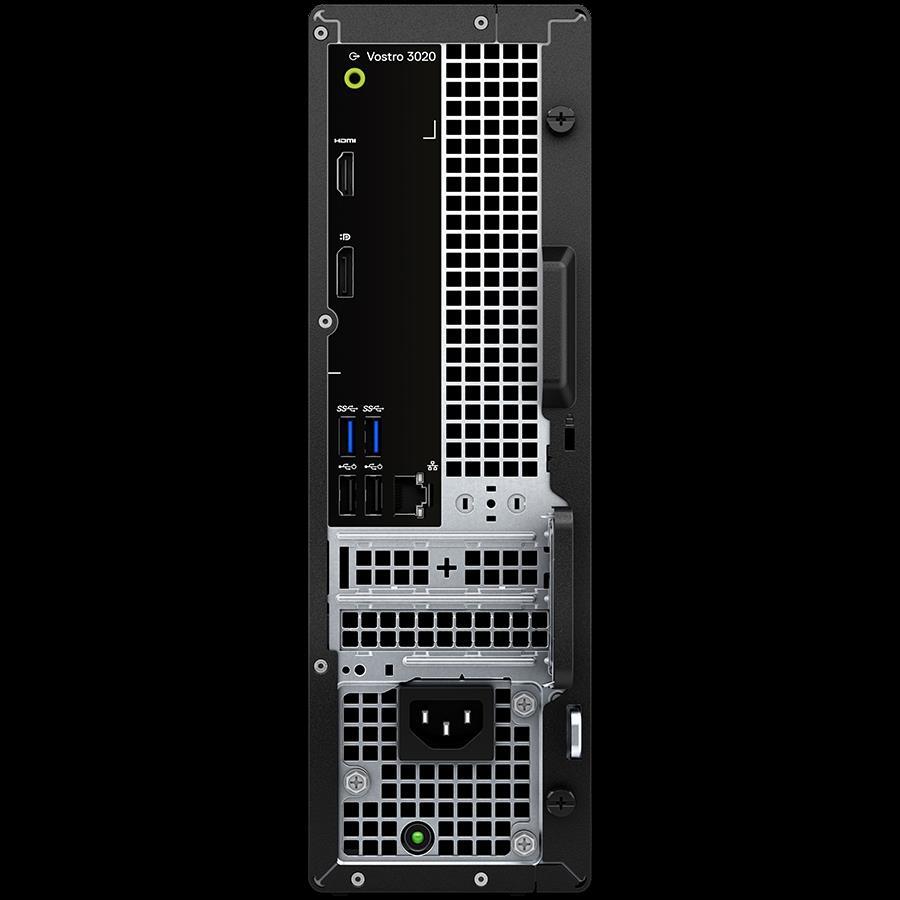 Dell Vostro 3020 SFF, 180W, Intel Core i5-13400 (10C, 20MB, 2.5GHz to 4.6GHz), 8GB (1x8GB) DDR4, M.2 256GB PCIe, Intel UHD 730, WiFi, BT, TPM, DP, HDMI, 4xUSB 3.2, 4xUSB 2.0, RJ-45, SD CR, Mouse, Win1
