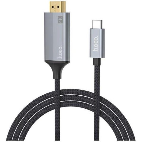 HOCO Adapter - UA13 USB-C to HDMI silver, 100794
